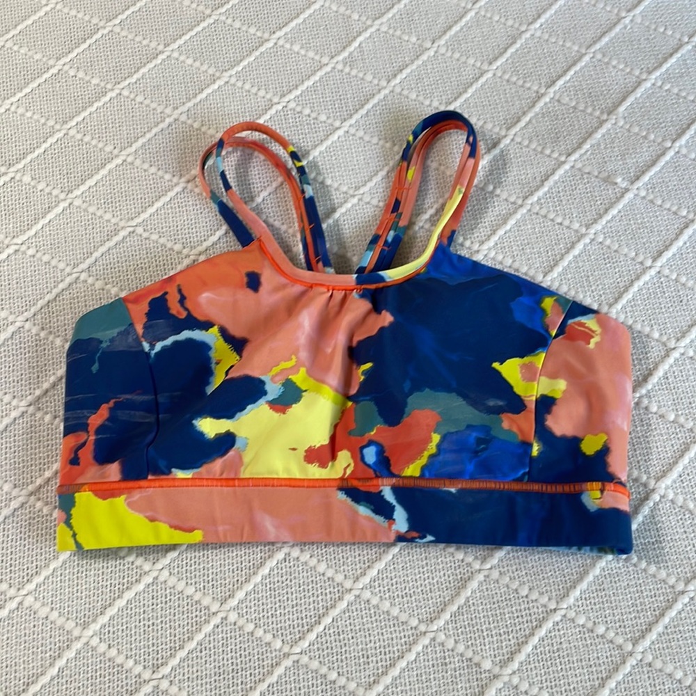 Janji Tie-Dye Colored Sports Bra